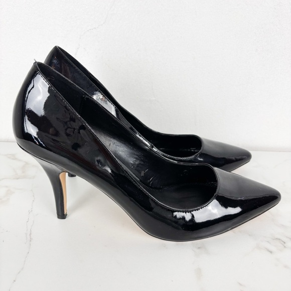 Dune London Wendy Classic Black Point Toe Heels Sz 9 - Picture 1 of 9